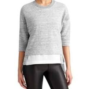 Athleta Derek Lam 10C City Cropped Pullover Sweatshirt XS EUC